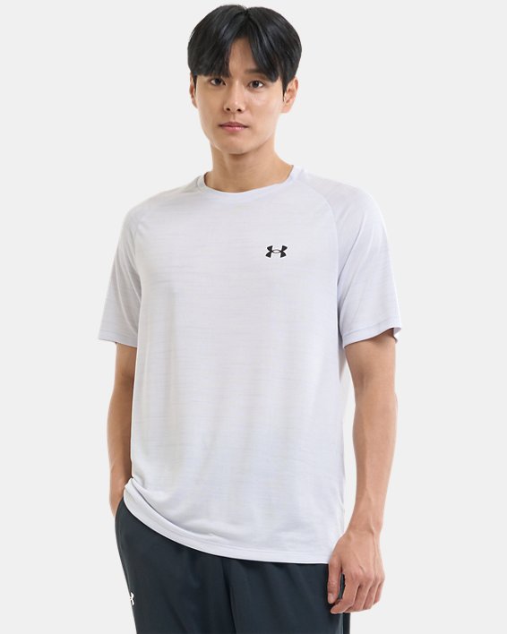 男士UA Tech™ 2.0 Tiger短袖T恤 in Gray image number 0